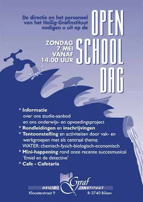 Affiche voor openschooldag