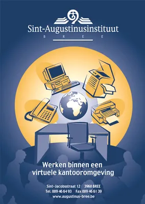 Affiche voor virtueel kantoor