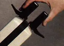 Handgreep voor wafelijzer