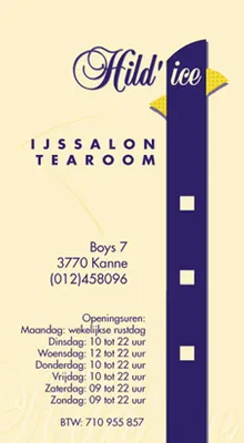 Huisstijl ijssalon Hild'ice