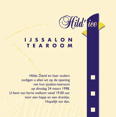 Huisstijl ijssalon Hild'ice