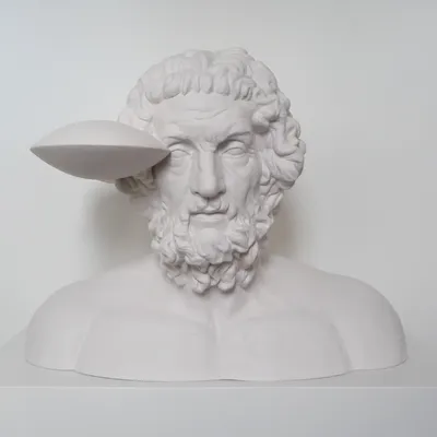 sculptuur 80, epoxy, acryl