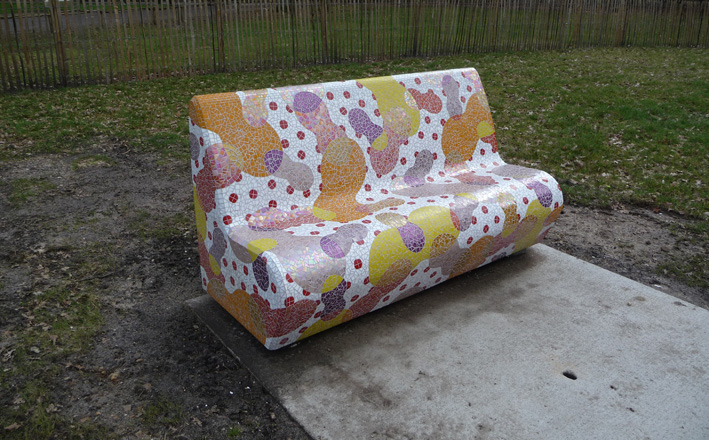 Buurtsofa 2 in de speeltuin, overzicht